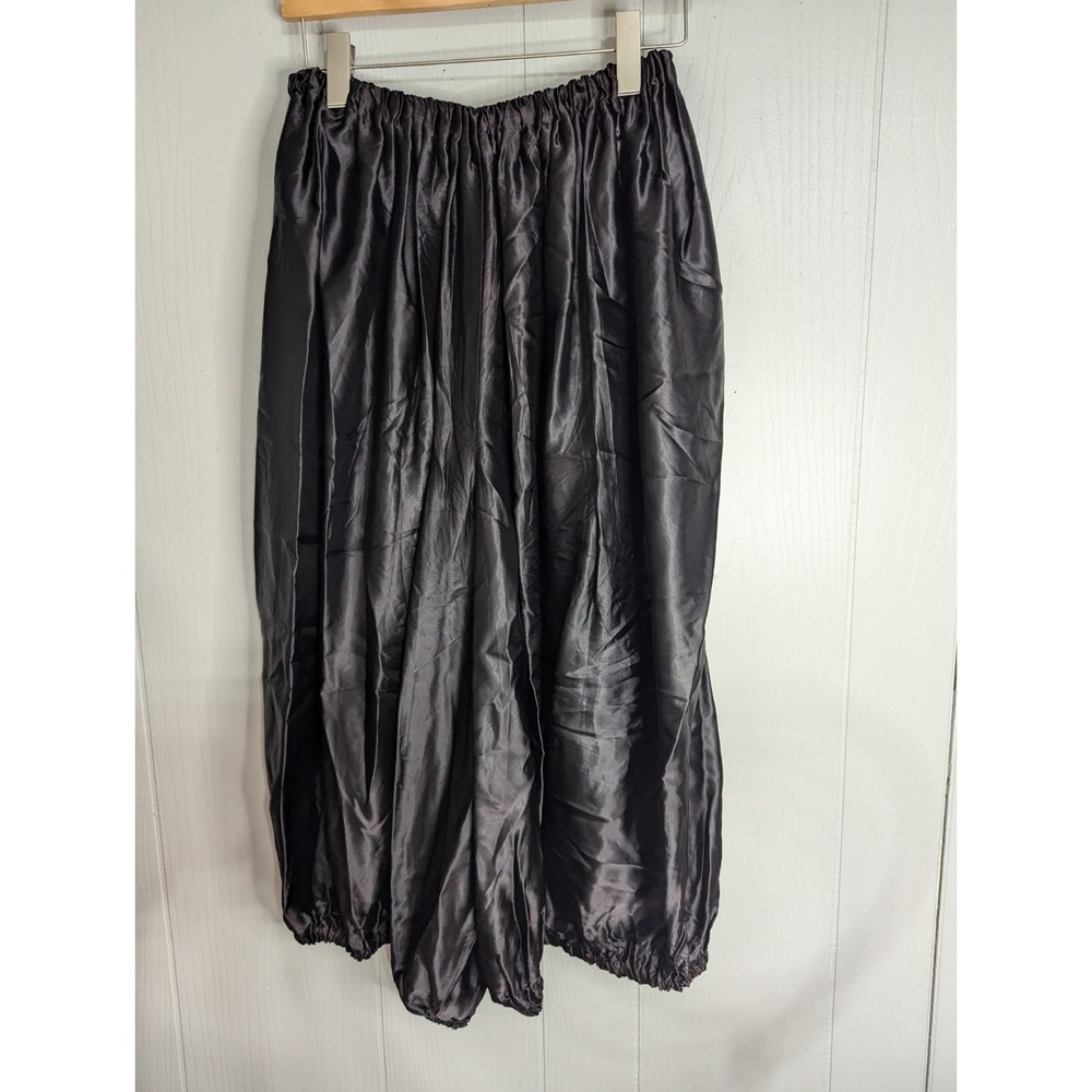 Black baggy costume pants capri jester Belly dancer Genie harem Cosplay hallowee